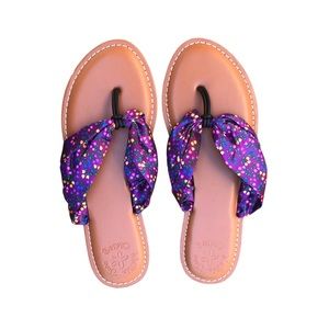 Matilda Jane Toes In The Sand Flip Flop Sandals Size 7 NWOT